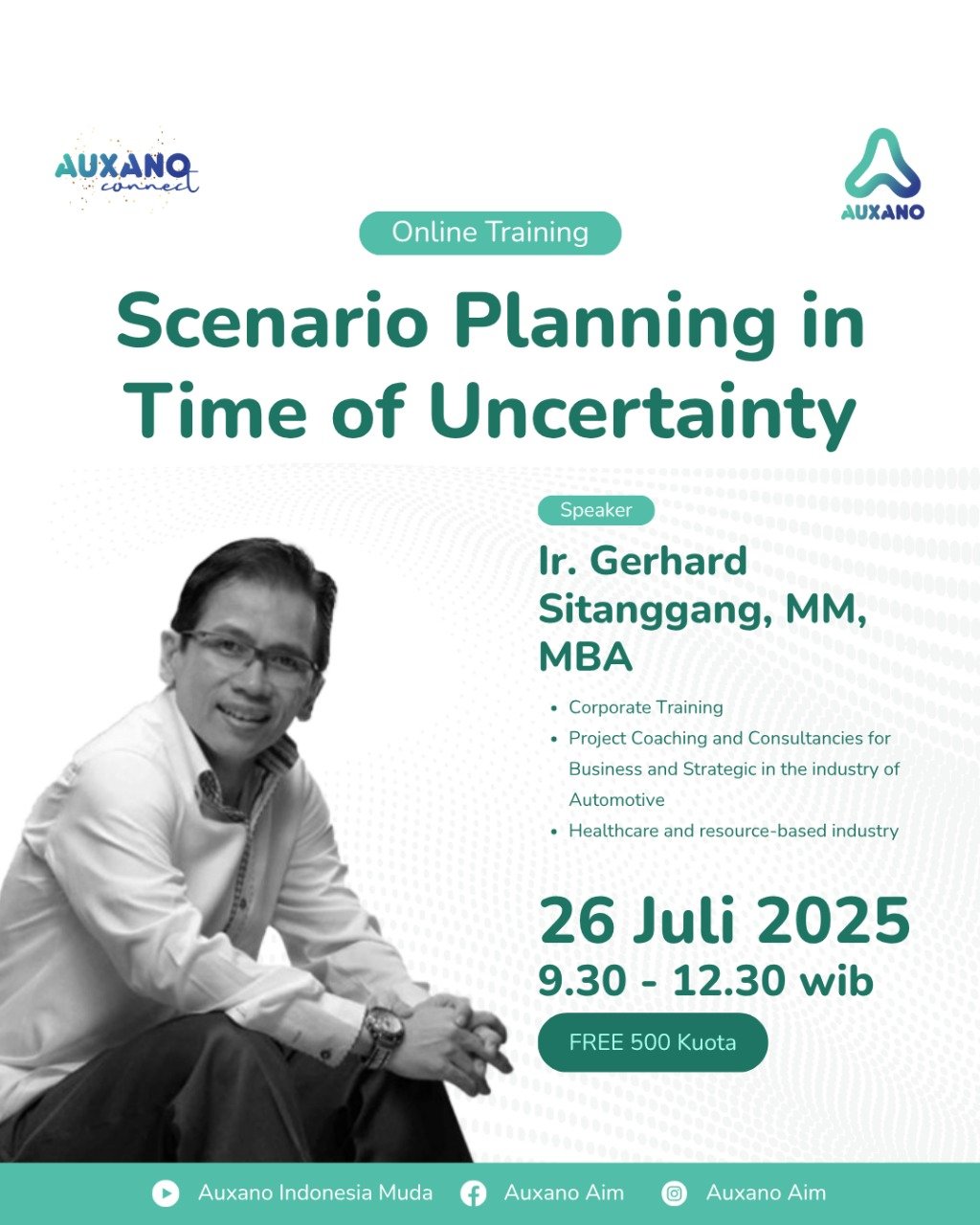 Scenario Planning in Time of Uncertainty